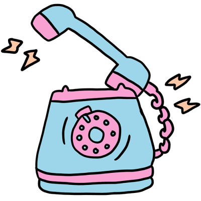 Ilustración de un teléfono