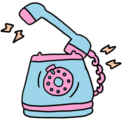 Illustration of a phone